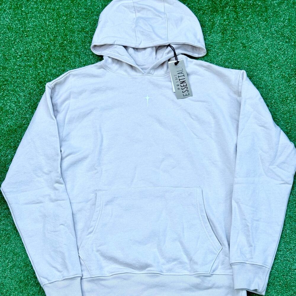 Prime Essentials Pullover Beige Hoodie Amore Lucid Angel New With Tags